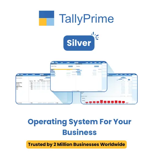 TallyPrime Silver – Single User | New | Yearly